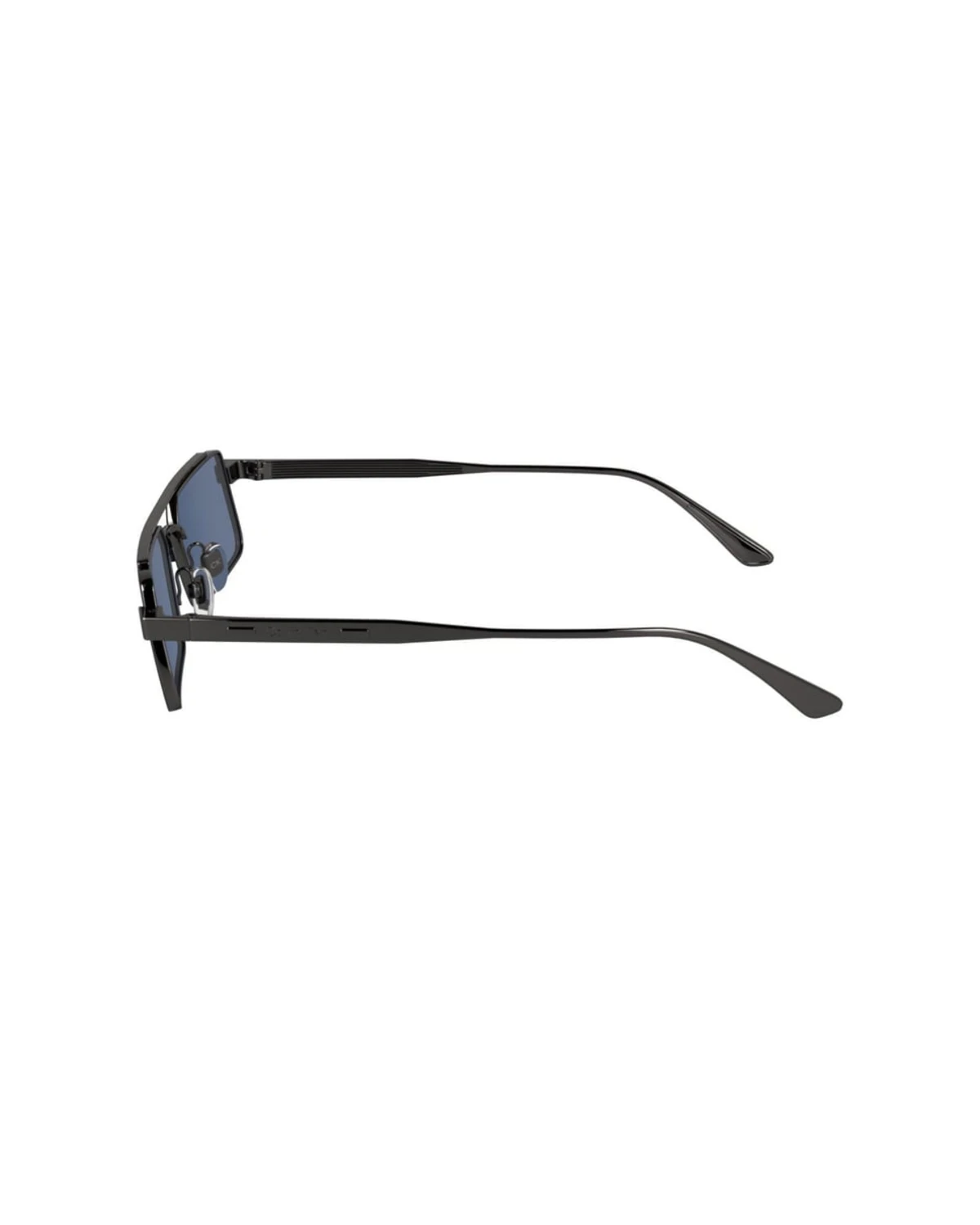 Calvin Klein Calvin Klein 24111S 070 55 Unisex Dikdörtgen Siyah Metal Güneş Gözlüğü — görsel 3